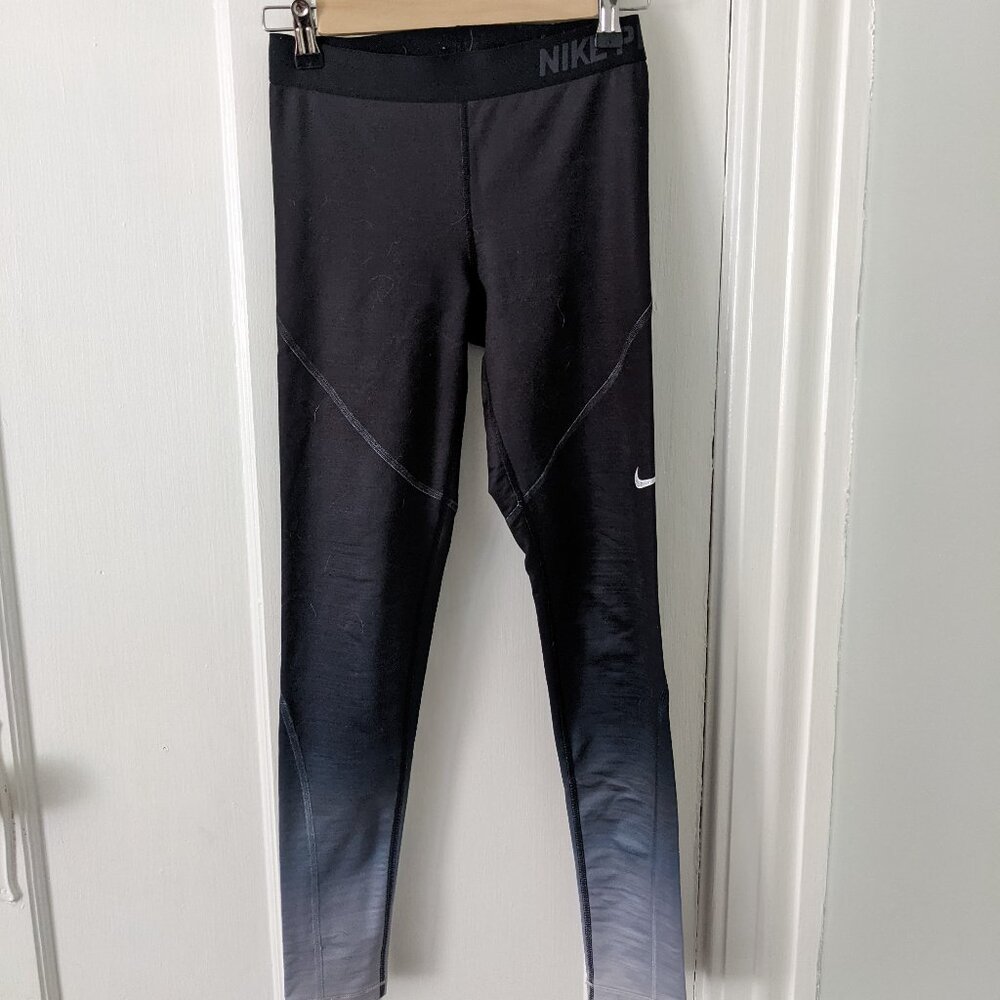 Black Ombre Nike Pro Leggings